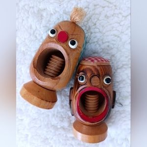 Wood Oddity Antique Nutcrackers